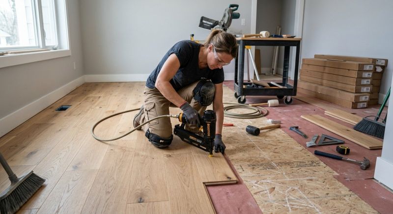 Hardwood Floor Installation in Sykesville, MD