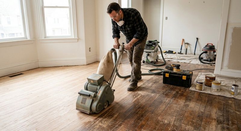Hardwood Floor Renovation in Baltimore County, MD