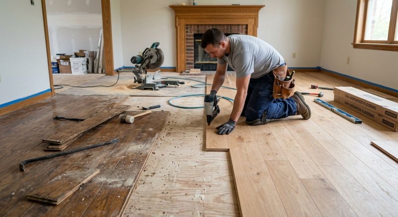 Hardwood Replacement in Jessup, MD