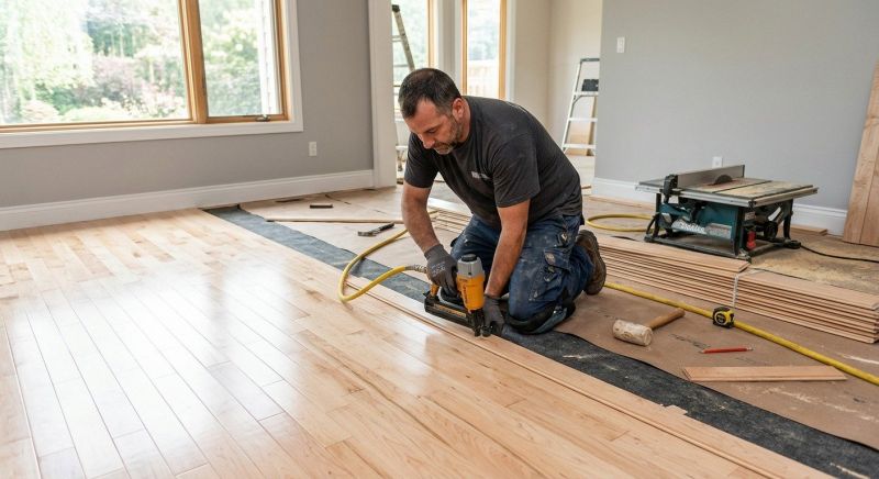 Maple Flooring Installation in Bel Air, MD