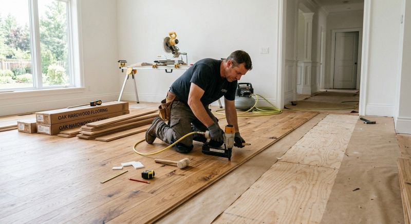Oak Floor Installation in Baltimore, MD