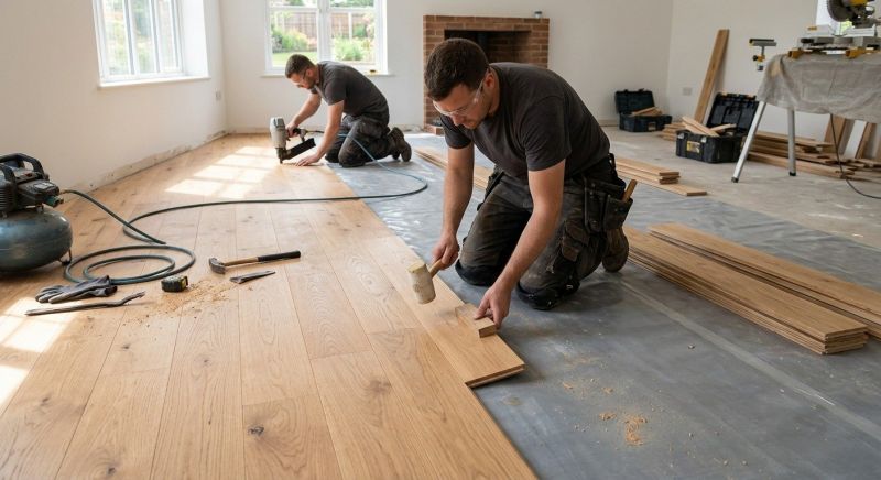 Oak Floor Installation in Fallston, MD