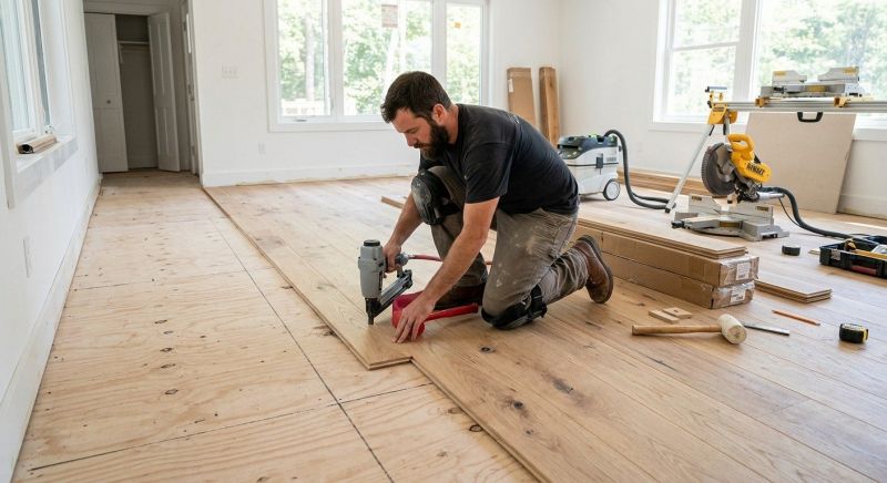 Oak Floor Installation in Jessup, MD