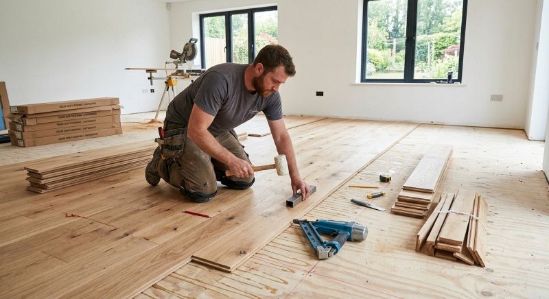 Oak Floor Installation in Millersville, MD