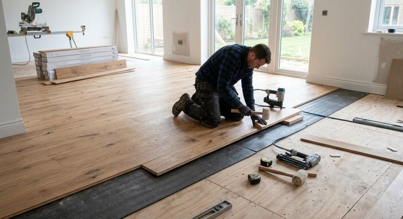 Oak Floor Installation in Parkton, MD