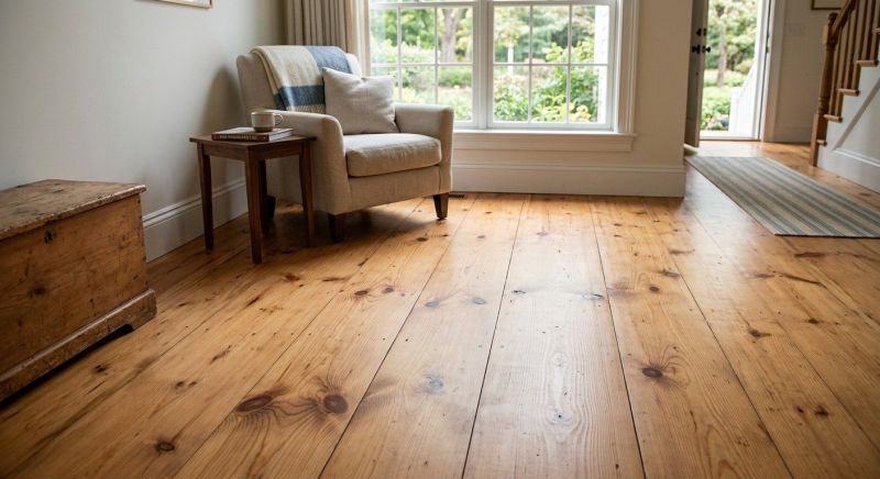 Pine Floor Installation in Baltimore County, MD