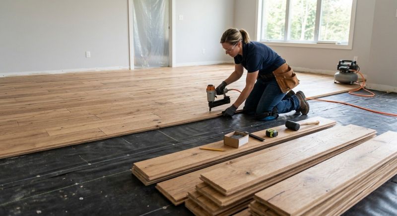 Plank Floor Installation in Baltimore County, MD