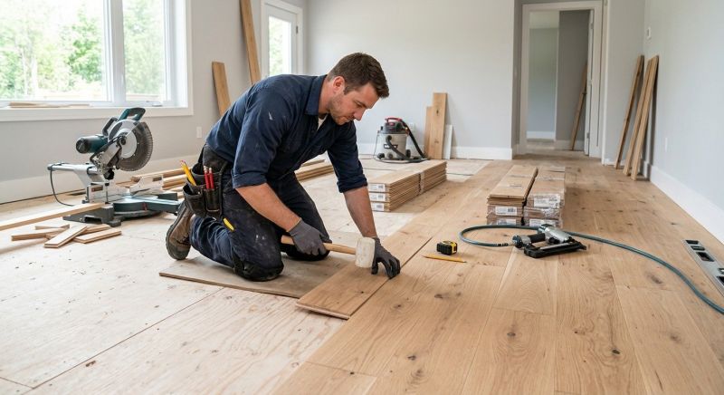 Plank Floor Installation in Baltimore County, MD