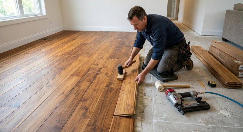 Teak Flooring Installation in Baltimore County, MD