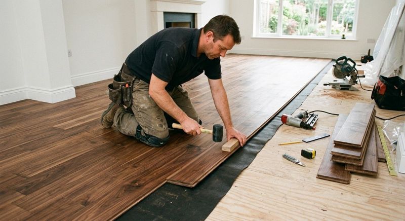 Walnut Flooring Installation in Baltimore County, MD