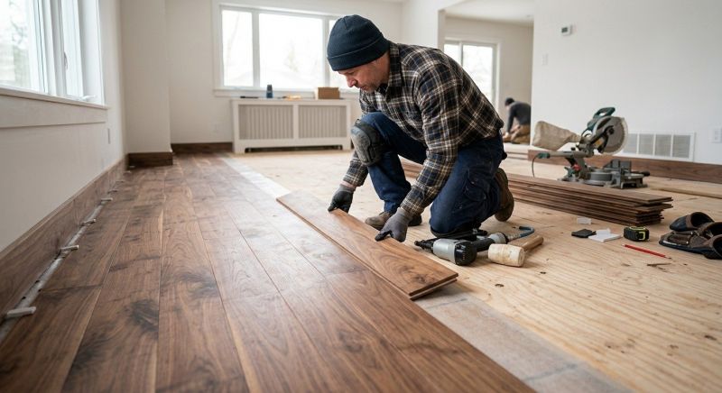 Walnut Flooring Installation in Baltimore County, MD