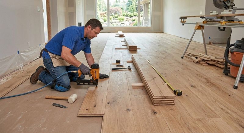Wide Plank Floor Installation in Baltimore County, MD