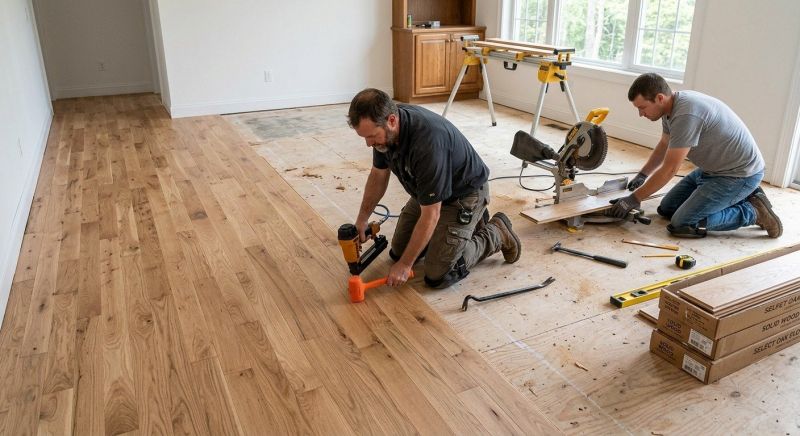 Wood Floor Replacement in Aberdeen Proving Ground, MD