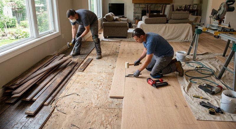 Wood Floor Replacement in Essex, MD