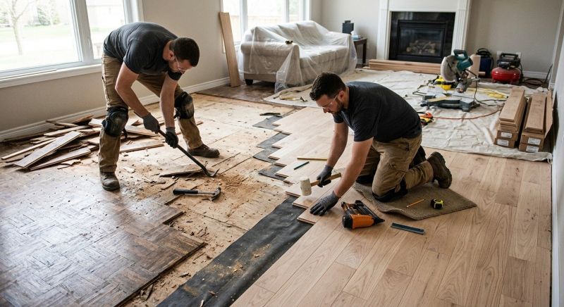 Wood Floor Replacement in Parkton, MD