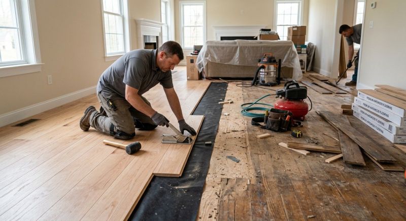 Wood Floor Replacement in Reisterstown, MD